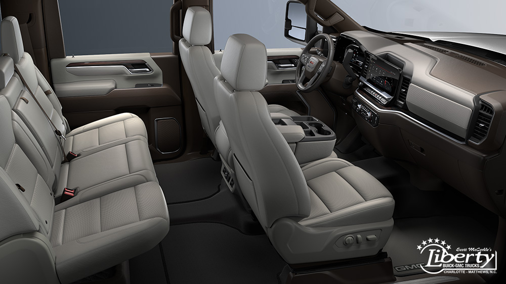 Seating in the 2025 GMC Denali HD