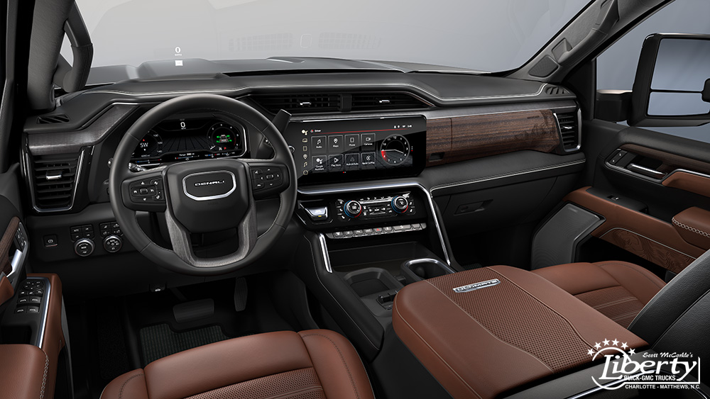 Durable and beautiful interior of the 2025 GMC Sierra Denali