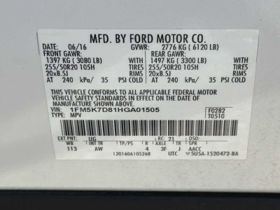 2017 Ford Explorer XLT