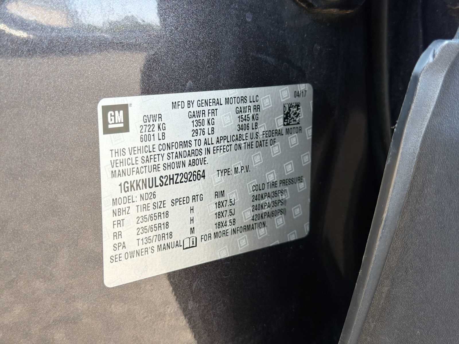 2017 GMC Acadia SLT