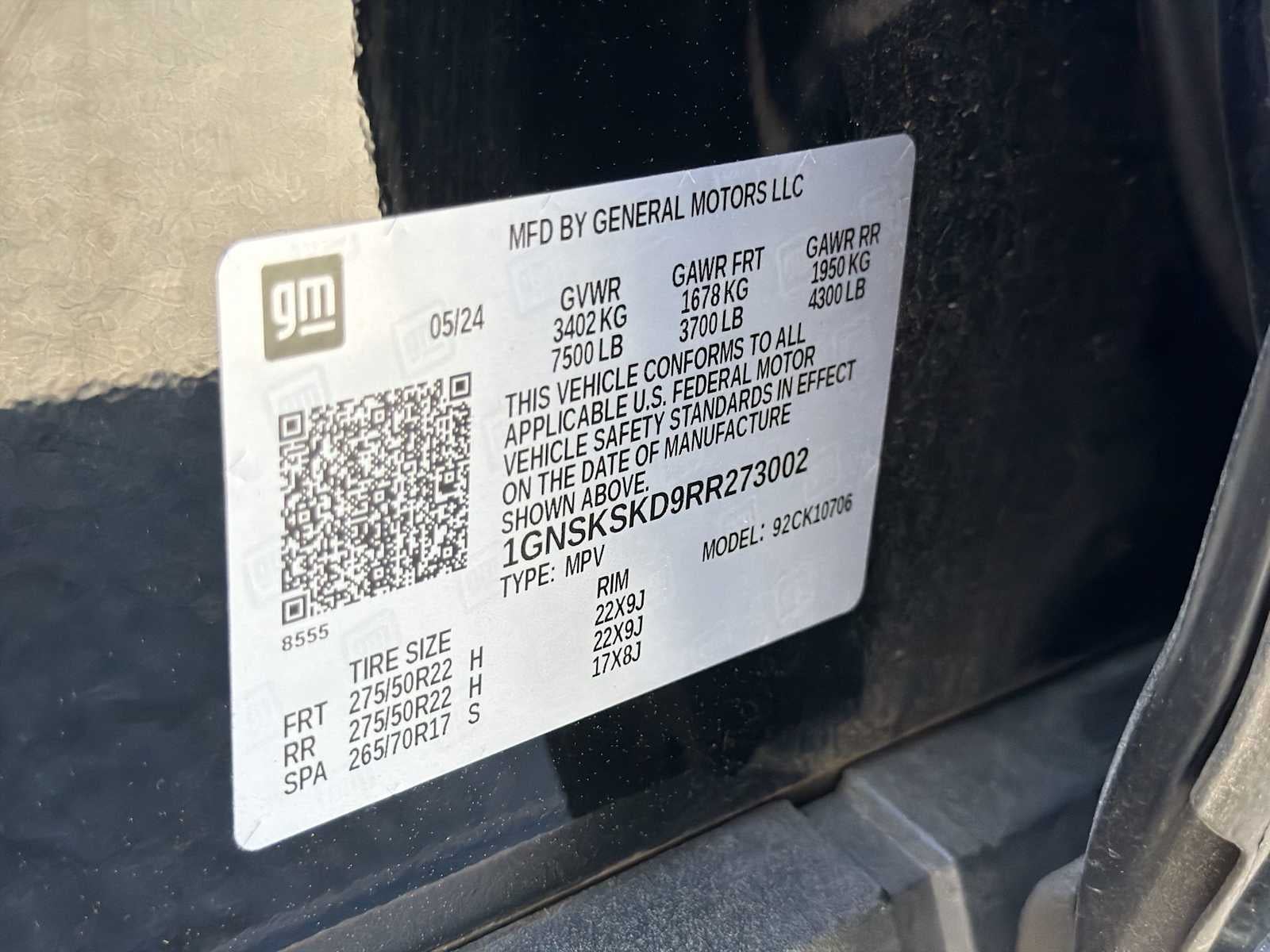 2024 Chevrolet Tahoe Premier