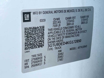 2019 GMC Sierra 1500 SLT