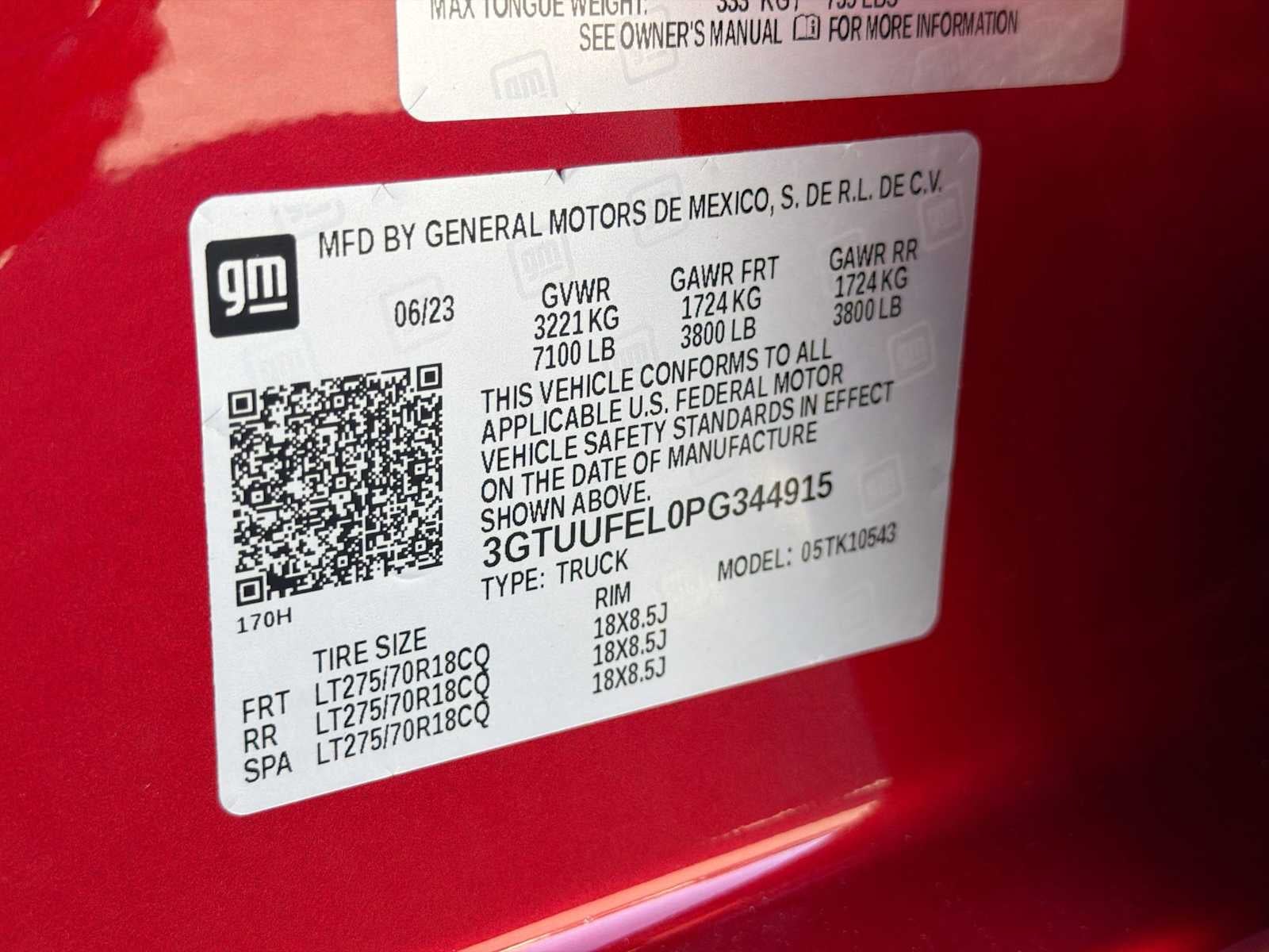 2023 GMC Sierra 1500 AT4X